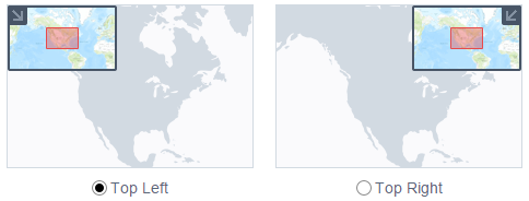 Overview Map options